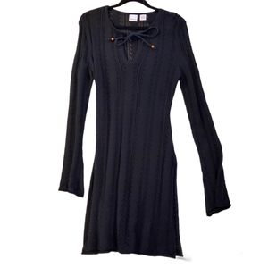 Xhileration Black Sweater dress Size XL
